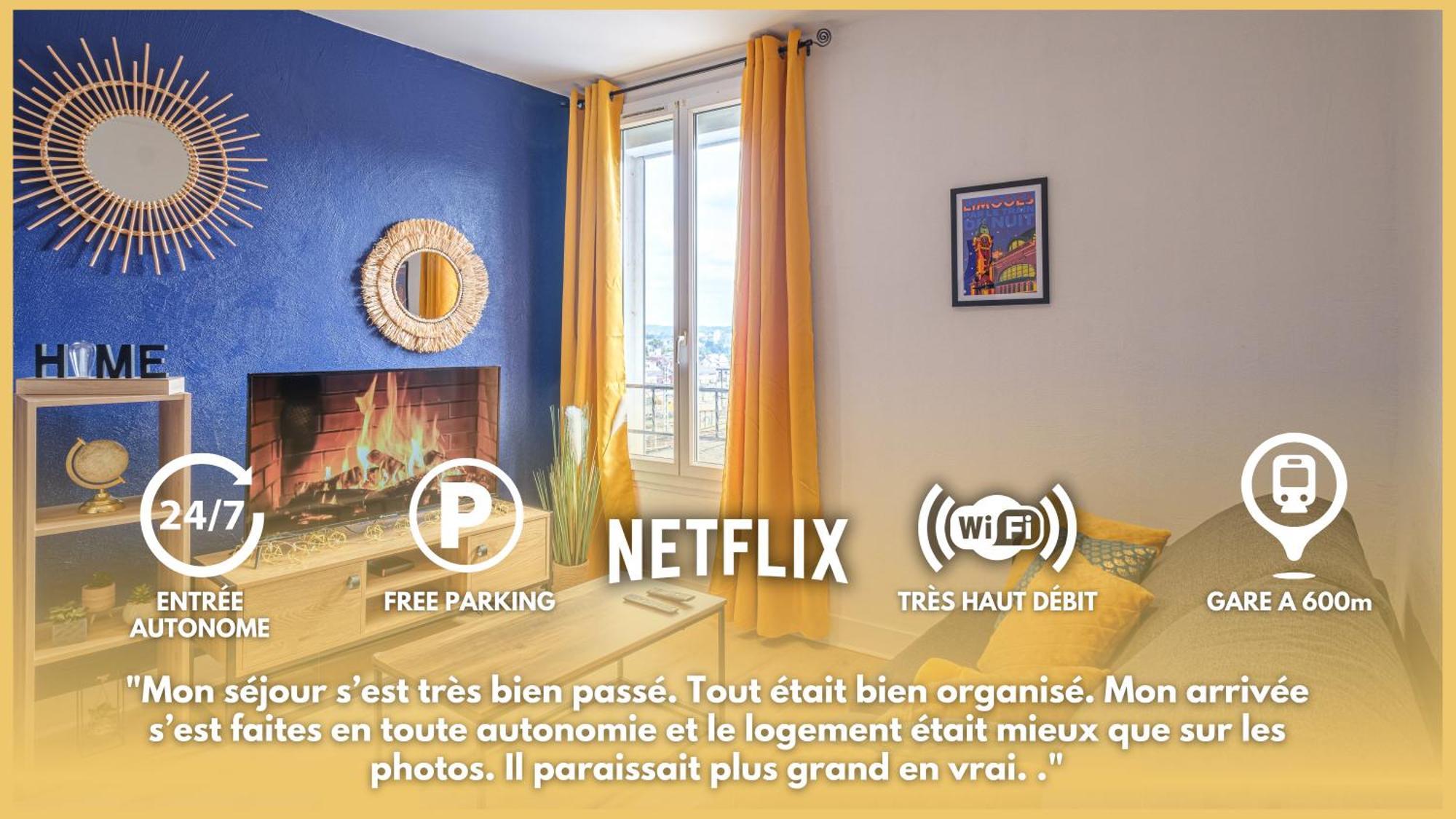 Bleu Nuit - Welc'Home Limoges Ngoại thất bức ảnh
